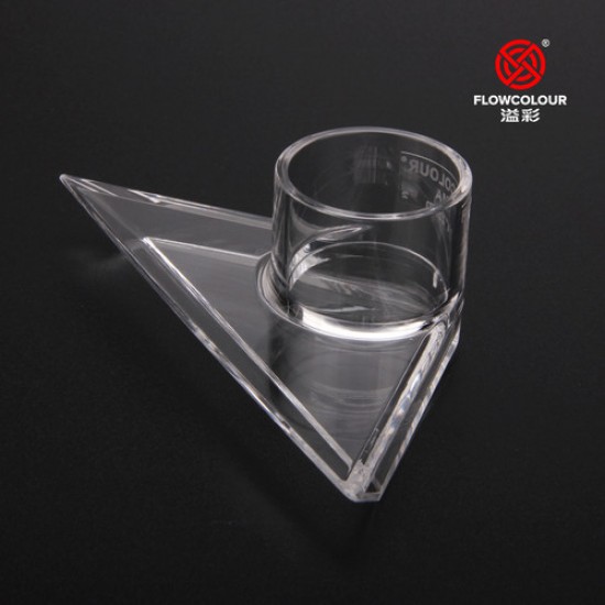 Üçgen Süpürge Su Çıkışı -  Triangular Sweeper - Pmma - Clear - Akrilik
