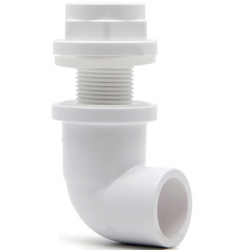 Geçiş Rakoru Eğimli  ( Elbow Bulkhead ) - Beyaz