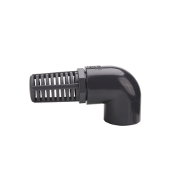 Kanallı Su Çıkış ( Spigot Screen ) - Gri - Upvc