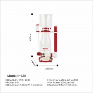 AquaBee COVE I-120 Protein Skimmer