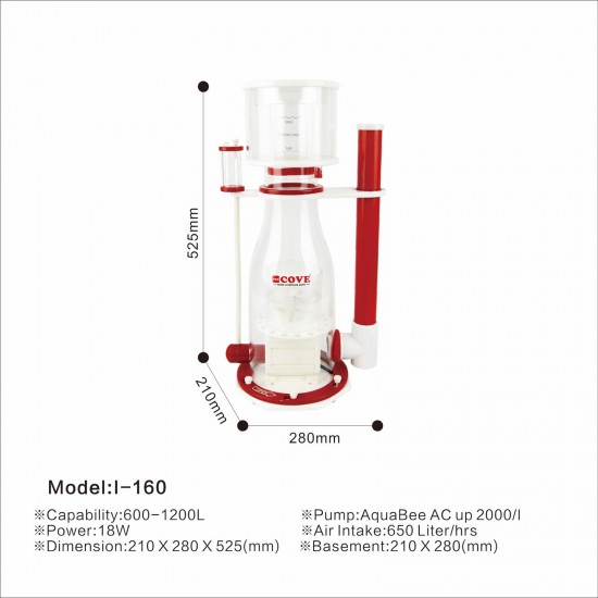 AquaBee COVE I-160 Protein Skimmer