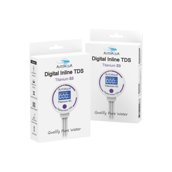 AutoAqua Digital Inline Tds - Titanium S3 TDS-300S